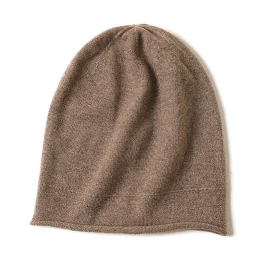 Gorro de Cachemira Tejido para Mujer - Beanie Elegante sin Fleco - Image 13