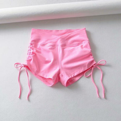 Shorts Deportivos Yoga Cintura Alta con Cordón Ajustable - Image 15