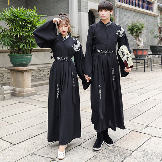 Set de Pareja Hanfu Estilo Antiguo - Conjunto Estudiante Tradicional - Image 4