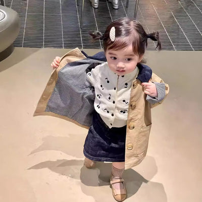 Gabardina Infantil para Niñas - Abrigo Primavera y Otoño - Image 3