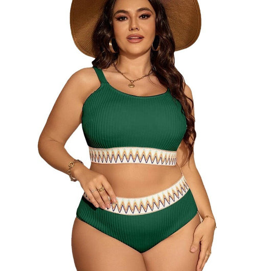 Bikini Talle Alto con Abertura Lateral para Tallas Grandes - Image 5