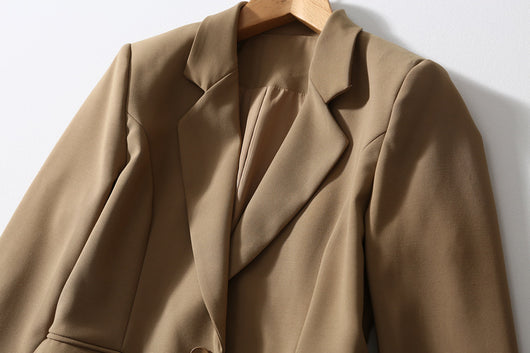 Blazer Suelto de Botón Único Antiedad para Mujer - Casual y Elegante - Image 2