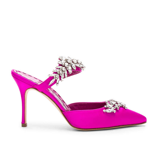 Sandalias Stiletto con Punta Francesa y Strass para Drag - Media Punta - Image 10