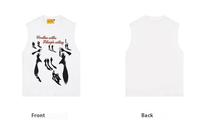 Camiseta Sin Mangas Estampada para Hombre - Image 11