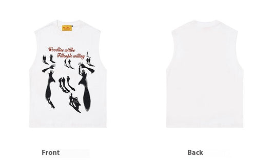 Camiseta Sin Mangas Estampada para Hombre - Image 11