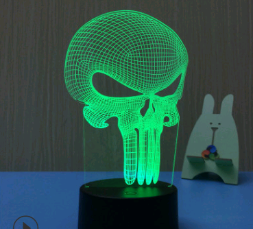 Lámpara de Noche LED 3D Búho Táctil Multicolor - Image 5