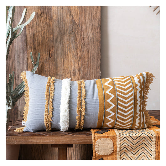Almohada de Cintura de Algodón Premium Tejida a Mano - Image 30