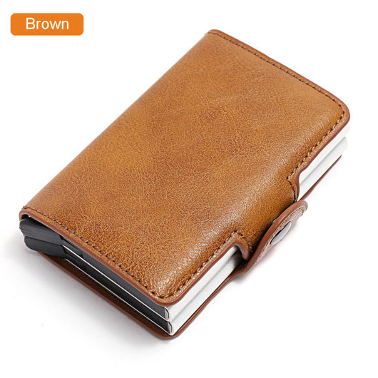 Monedero RFID de Cuero Crazy Horse para Hombre - Portacédulas Minimalista - Image 3