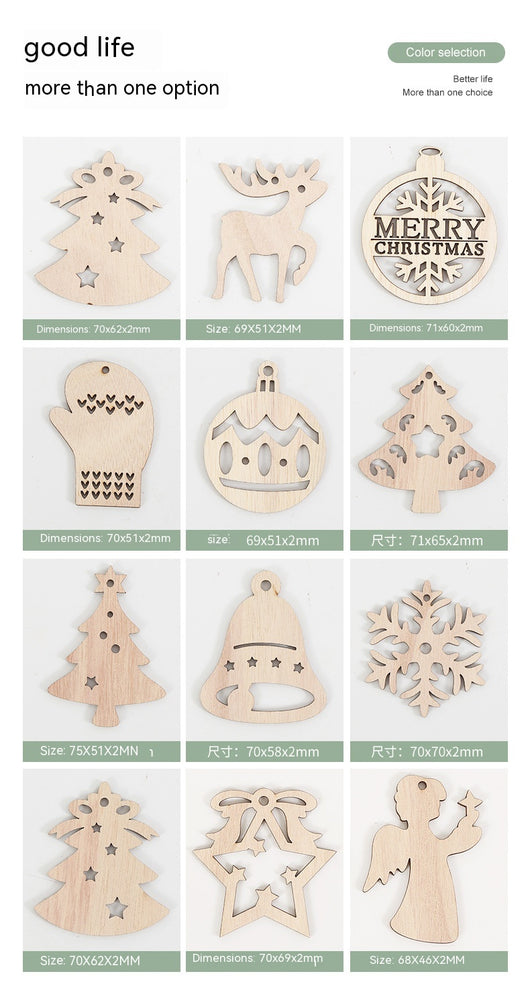 Adorno Navideño de Calabaza Hueca - Artesanía Decorativa de Madera - Image 19