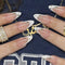 Manicura Francesa Almendra Acabado Avanzado Hecho a Mano