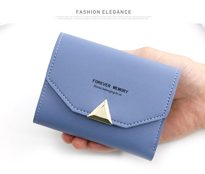 Billetera Corta Estilo Coreano para Mujer con Múltiples Compartimentos - Image 4