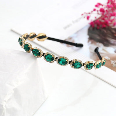 Diadema Fina con Diamantes de Cristal Brillante - Image 9