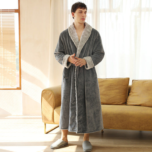 Pijama de Franela Acolchada para Parejas - Diseño Piña Moderno - Image 5