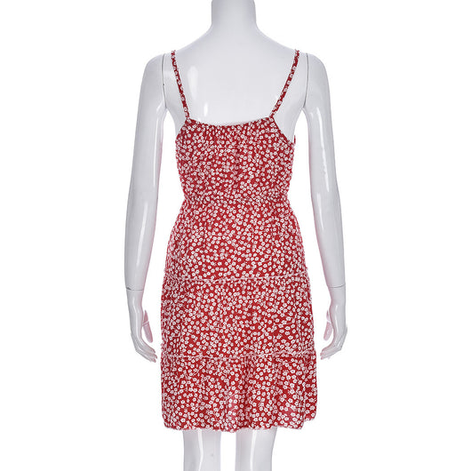 Vestido Floral Escotado con Espalda Abierta - Image 5