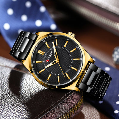 Reloj Empresarial Impermeable para Hombre con Cierre de Barra - Image 27