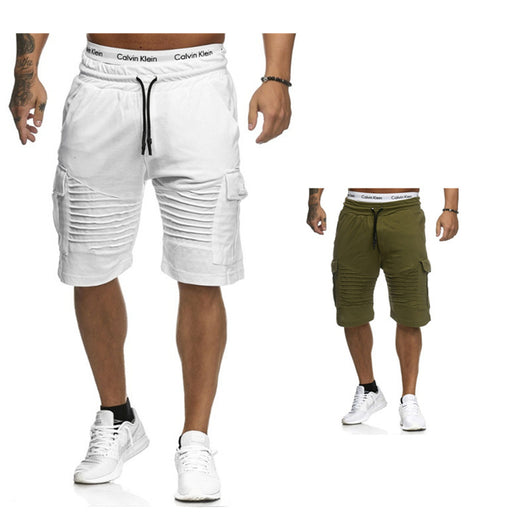 Shorts Plisados con Cordones para Hombre - Image 3
