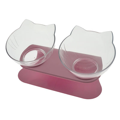 Comedero Doble para Gatos con Soporte Elevado Antideslizante - Protege la Cervical - Image 8