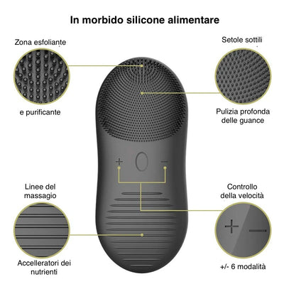 Limpiador Facial Sónico de Silicona con Tecnología Eléctrica - Image 9