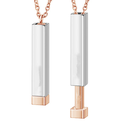 Collar de Acero Inoxidable Personalizado con Nombre y Frase Significativa - Image 26