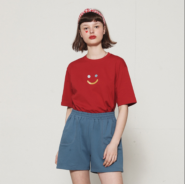 Camiseta Suelta de Tres Colores para Mujer