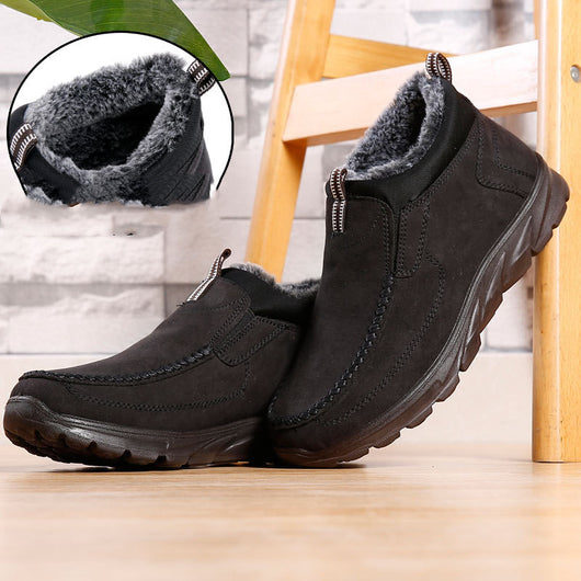 Zapatos Cómodos Beijing para Hombre - Algodón Acolchado Calidez - Image 7