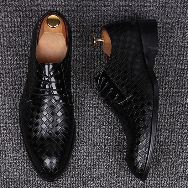 Zapatos Formales de Cuero para Hombre - Diseño Clásico y Elegante