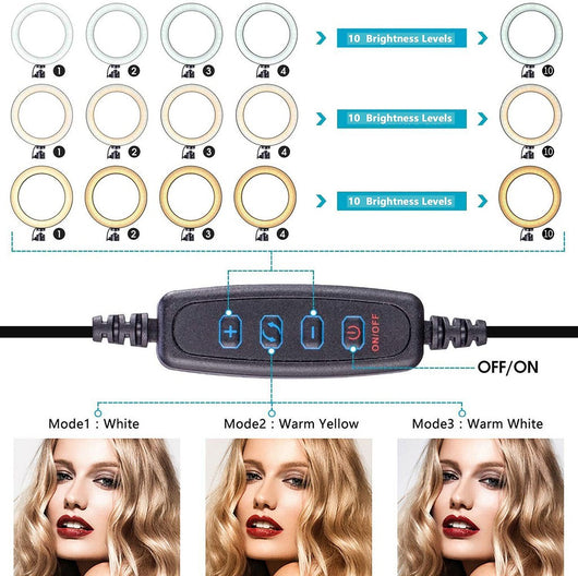 Aro de Luz LED Profesional para Videollamadas y Streaming - Image 7