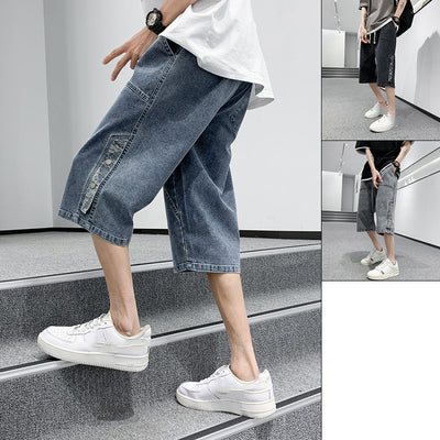 Pantalones Cortos de Trabajo Talla Grande Holgados con Cinco Bolsillos - Image 8
