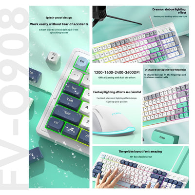 Kit Teclado Mecánico Personalizado + Ratón Gaming de Precisión - Image 3