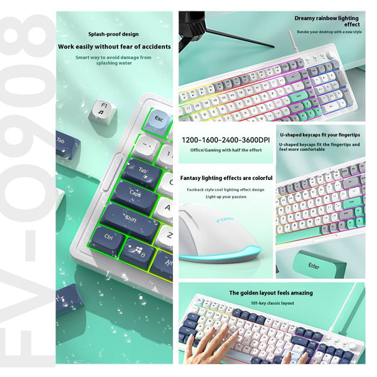 Kit Teclado Mecánico Personalizado + Ratón Gaming de Precisión - Image 3
