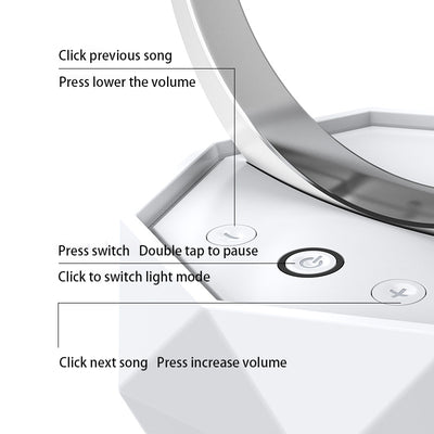 Parlante Bluetooth Portátil 6D con Luz LED y Sonido Envolvente - Image 11