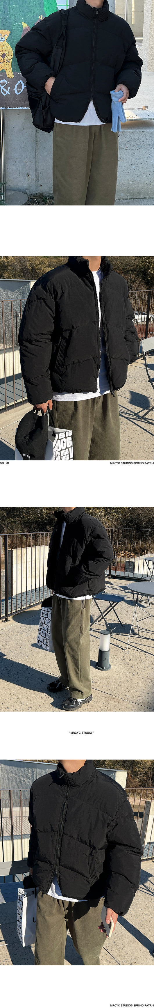 Chaqueta de Plumas Suelta Cálida Estilo Coreano para Hombre - Image 8
