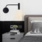 Lámpara LED Giratoria para Cabecera de Cama con Lectura Ajustable