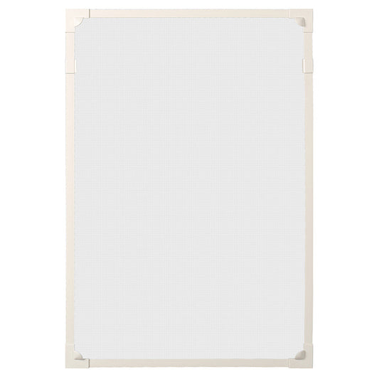 Self-adhesive magnetic screen window frame components in black, brown, and off-white, showing corner connectors. - Image 6