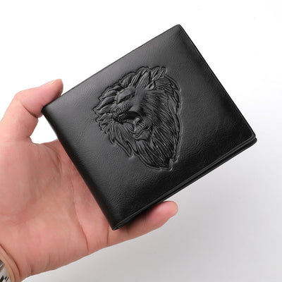 Billetera para Hombre con Patrón de León Grabado - Image 5