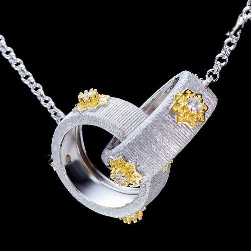 Dije Estrella de Plata 925 Acabado Cepillado