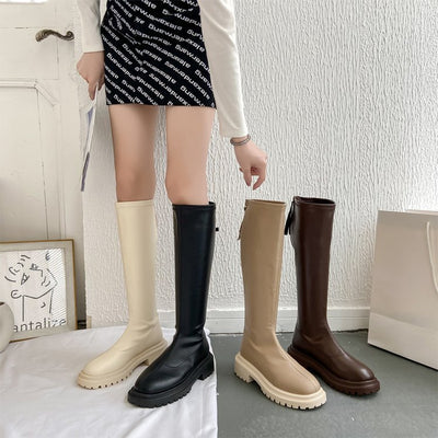 Botas Altas para Mujer Knight - Estilo sin Llegar a la Rodilla - Image 9