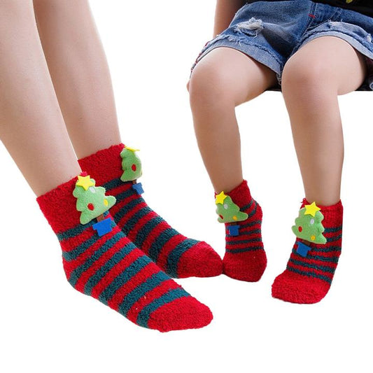 Calcetines Navideños de Felpa Suave - Image 2