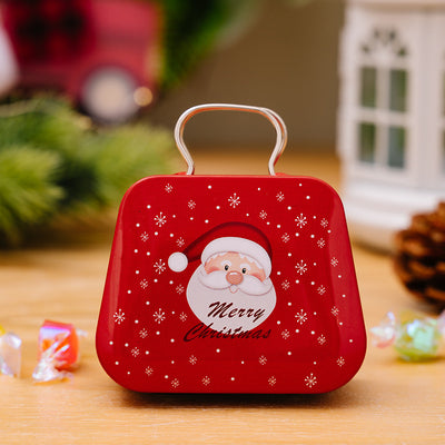 Caja de Dulces Navideña en Hojalata Estilo Bolso - Image 6
