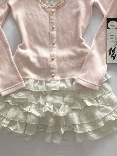 Blusa Manga Larga Rosa Suave para Primavera Temprana - Image 9