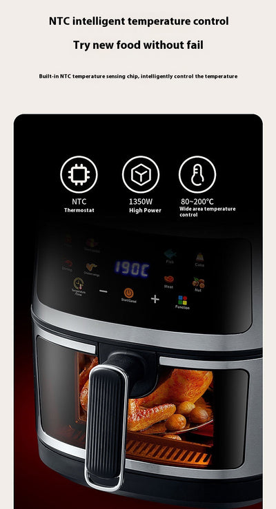 Freidora de Aire Multifunción Gran Capacidad - Horno Eléctrico para el Hogar - Image 14
