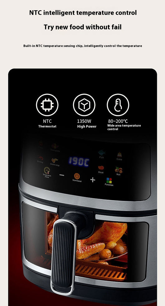 Freidora de Aire Multifunción Gran Capacidad - Horno Eléctrico para el Hogar - Image 14