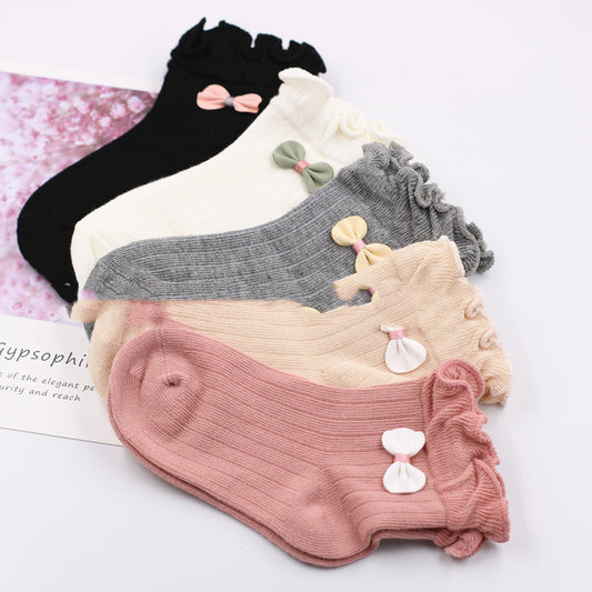 Calcetines Princesa con Diseño Floral para Niñas