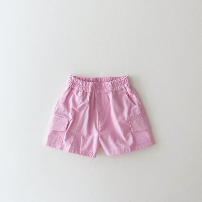 Shorts de Algodón Puro para Niños - Colores Lisos - Image 12