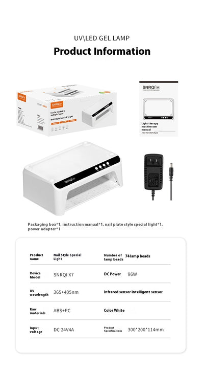 Lámpara UV de Alta Potencia 92W Apilable para Tratamientos Profesionales - Image 18