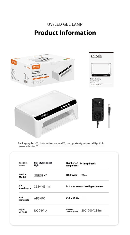 Lámpara UV de Alta Potencia 92W Apilable para Tratamientos Profesionales - Image 18