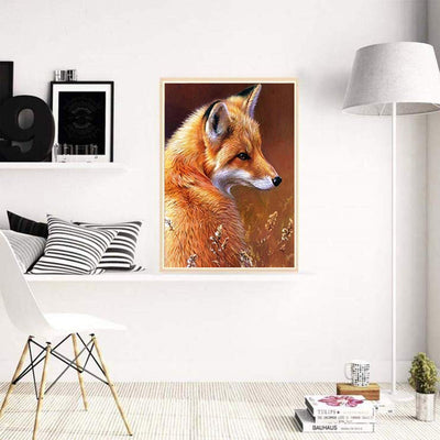 Pintura de Diamantes 5D Zorro Redondo - Kit DIY Completo - Image 6