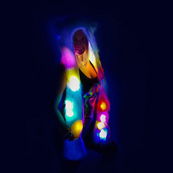 Gorro Térmico con Bufanda, Guantes y Luz LED Integrada