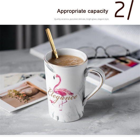 Taza de Cerámica Marmolada Nórdica - Vaso para Café y Leche - Image 15