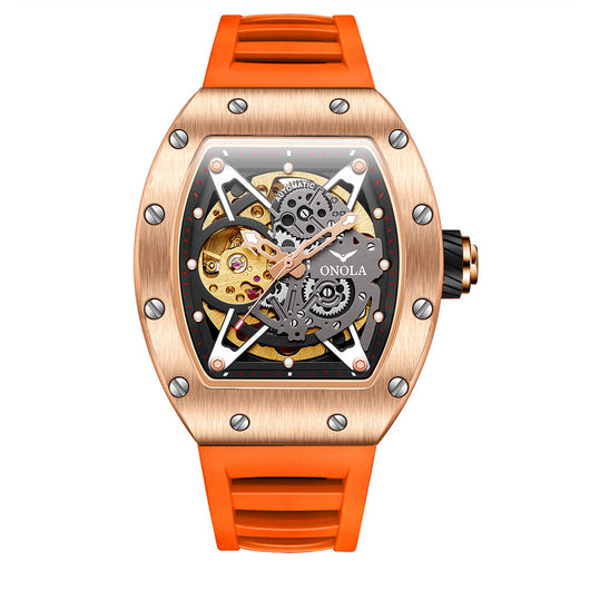 Reloj Deportivo Automático con Banda de Silicona para Hombre - Image 8